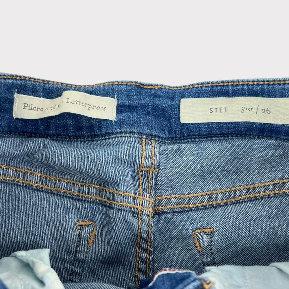 Pilcro Stet Jean Shorts Size 26 - Picture 4 of 11